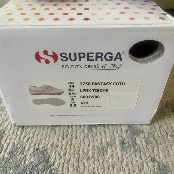 ❤️ HP ❤️ Superga Tie-Dye Pink Classic Sneakers - Picture 10 of 10